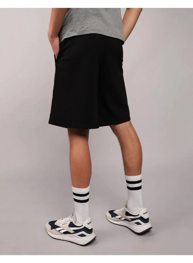 American Eagle Fleece Graphic Sweat Short