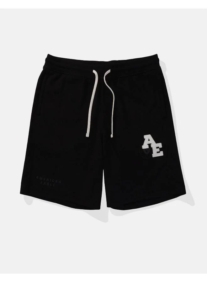 American Eagle Fleece Graphic Sweat Short