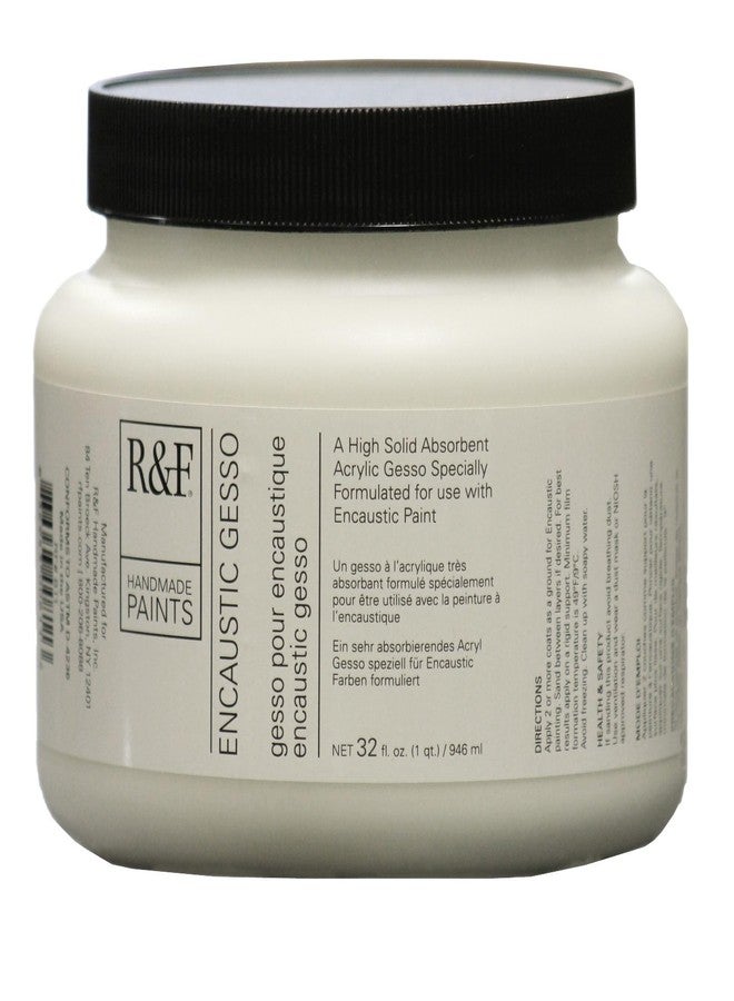 R&F Handmade Paints Encaustic Gesso, Quart - Image 1