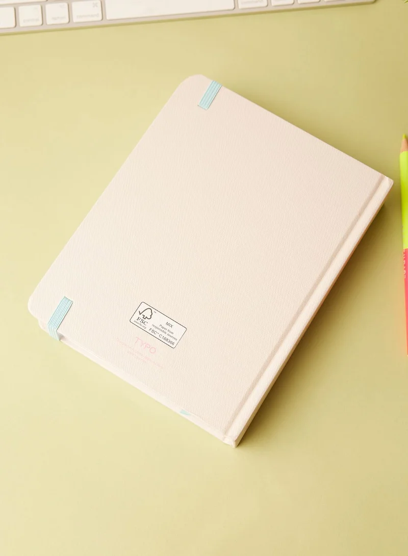 Typo Floral Planner Daily Wellness Diary
