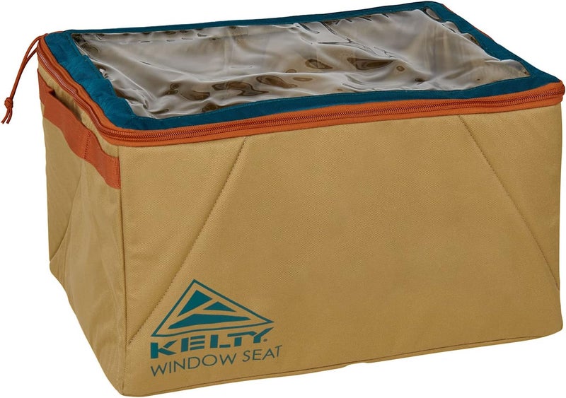 Kelty Window Seat – Camping, Tailgating, Travel Organization Hub, Road Tripping Overlanding Storage, Clear Lid, Rugged Fabrics - Image 1