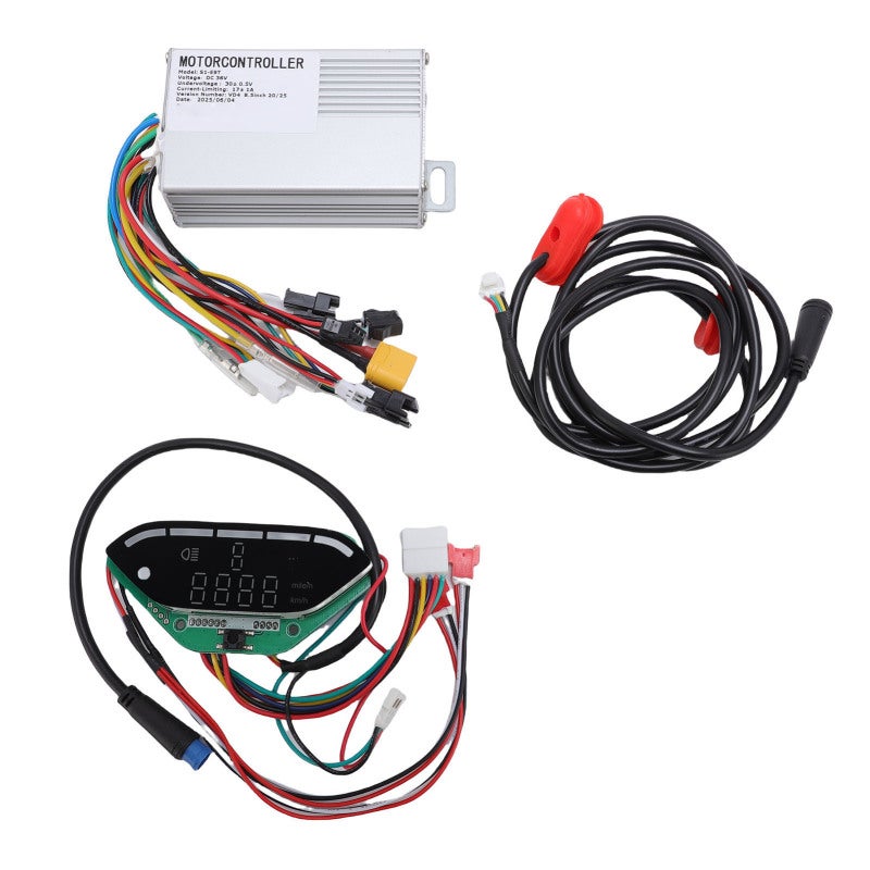 Electric Scooter Controller Kit: Aluminum Alloy Housing Good Heat Dissipation - Real Time Waterproof Display Panel for DIY Electric Scooter Modification - Image 1