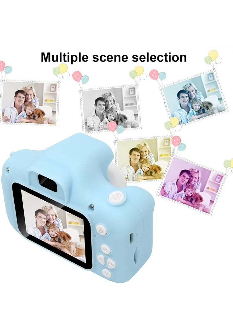 Enjoylifeme Mini Children LCD 2inch HD Digital Camera Video Photo Recorder Kids Toy Gift Blue  - Image 4