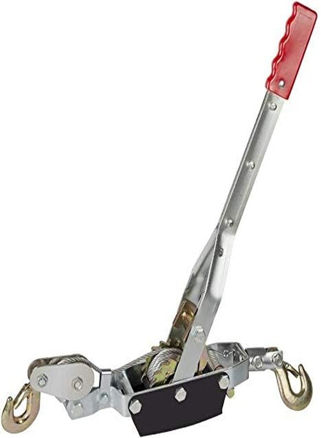 ARTNERY Heavy-Duty 4-Ton Dual Gear Power Hand Puller with Cable Rope, Dual (2) Gear - Image 1