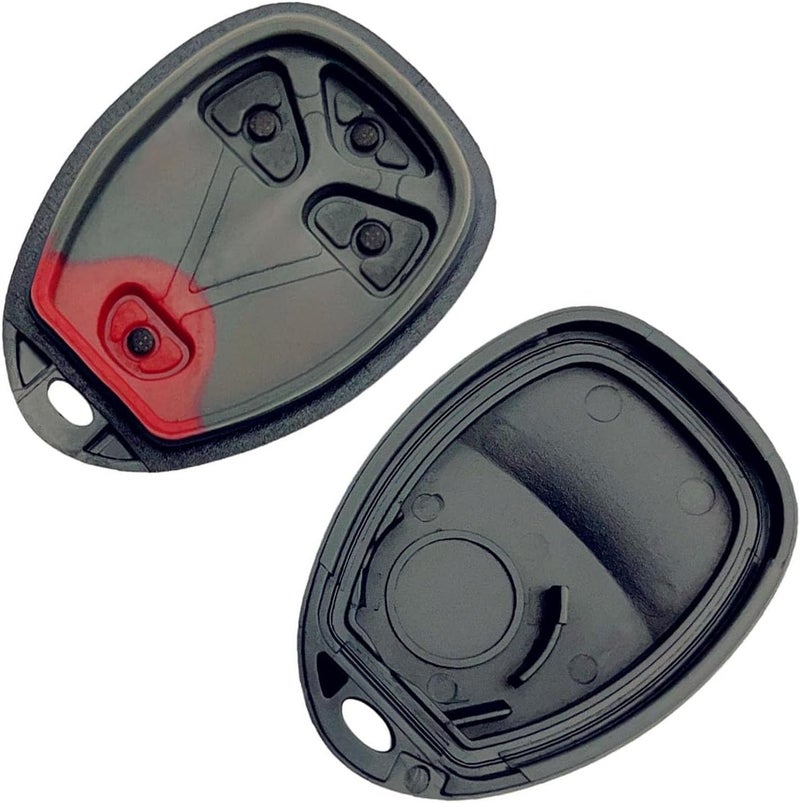 ADUDS Key Fob Shell Replacement for Chevy 2007-2014 Equinox Avalanche Silverado Escalade Tahoe Suburban GMC Yukon 4 Button Car Keyless Entry Remote Control Key Fob Case Cover (4 Button-B) - Image 4