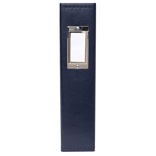 We R Memory Keepers 8.5x11 Navy Photo Album, Protect Memories and Photos, Soft, Acid-free Faux Leather, Classy Decorative Spine Label, Snag-free Rings, Includes 5 Page Protectors - Image 2