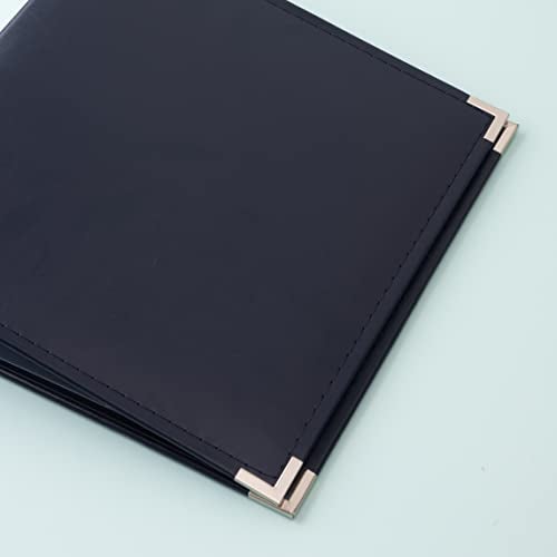 We R Memory Keepers 8.5x11 Navy Photo Album, Protect Memories and Photos, Soft, Acid-free Faux Leather, Classy Decorative Spine Label, Snag-free Rings, Includes 5 Page Protectors - Image 4