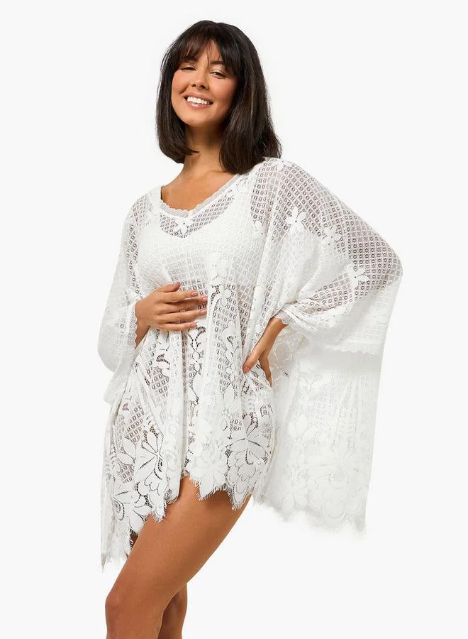 سبلاش فيڤ Women Lace Cover Up Top