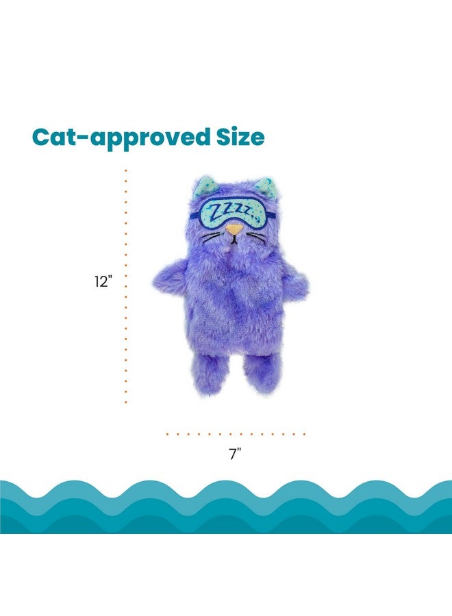 Catstages Purr Pillow Kitty Calming Cat Toy with Touch-Activated Purring and Soft Plush, Purple - Helps Reduce Stress & Provide Anxiety Relief for Cats, X-Large - Image 5