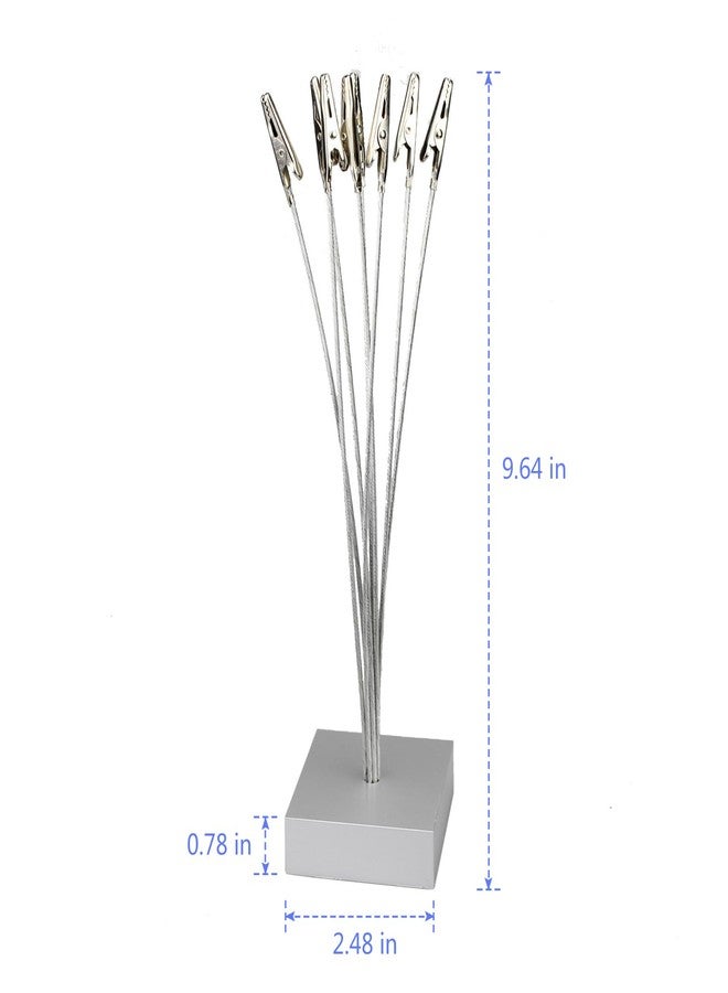 Rddconkit Cube Base 8-Branch Tree Style Memo/Card/Paper/Photo Holder Table Number Holder for Wedding Party - Image 2
