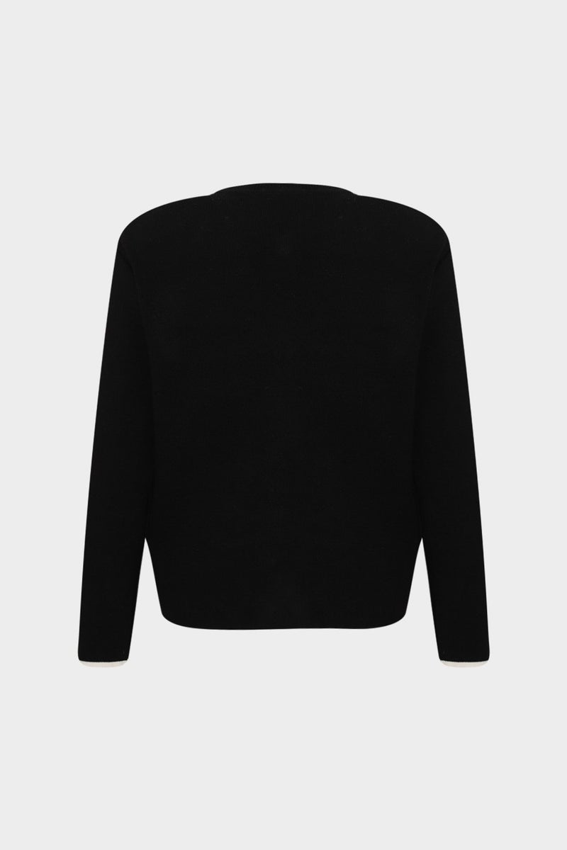 Açelya Okcu Azalea Okcu Contour Detailed Padded Women's Knitwear Cardigan  - Image 2