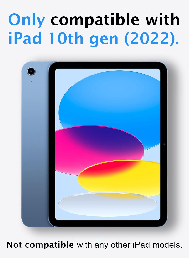 Theodor Screen Protector for iPad 10th Generation 10.9 Inch 2022, 9H Hardness Tempered Glass, Bubble Free Easy Installation, Full Coverage And Anti Scratch Case Friendly & [Face ID & Pencil] Compatible  - Image 2