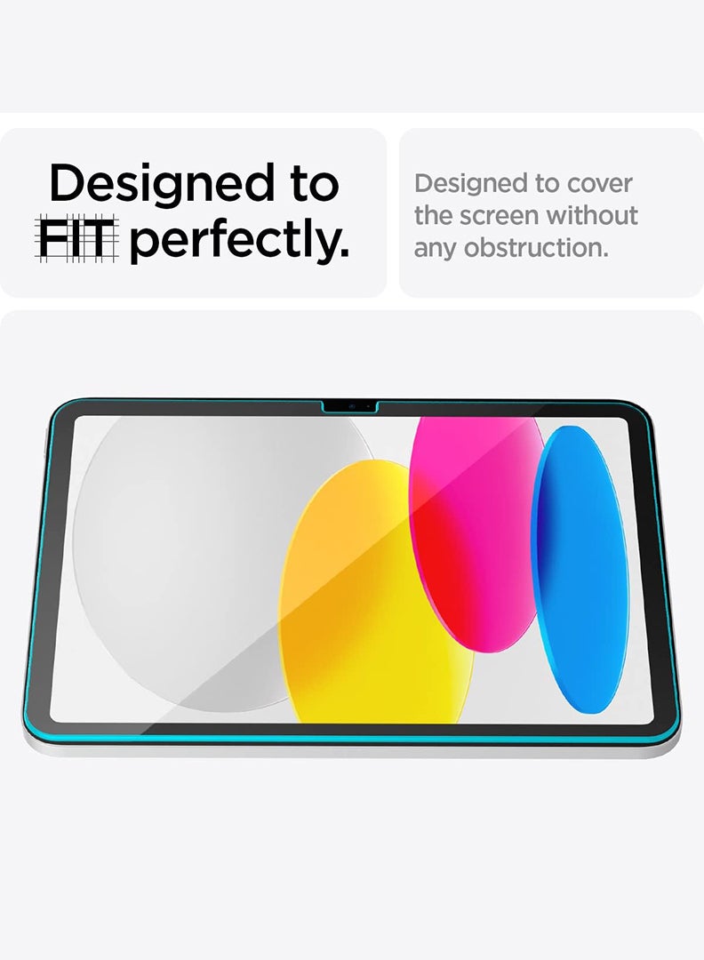 Theodor Screen Protector for iPad 10th Generation 10.9 Inch 2022, 9H Hardness Tempered Glass, Bubble Free Easy Installation, Full Coverage And Anti Scratch Case Friendly & [Face ID & Pencil] Compatible  - Image 5