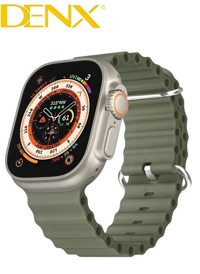 Denx - The New MUSLIM WATCH ULTRA Smart Watch Series 8 With A Full Screen Works With The Android And IOS System Supports GPS And NFC To Remind Of Prayer And Praise Times Size 49 mm - Image 1