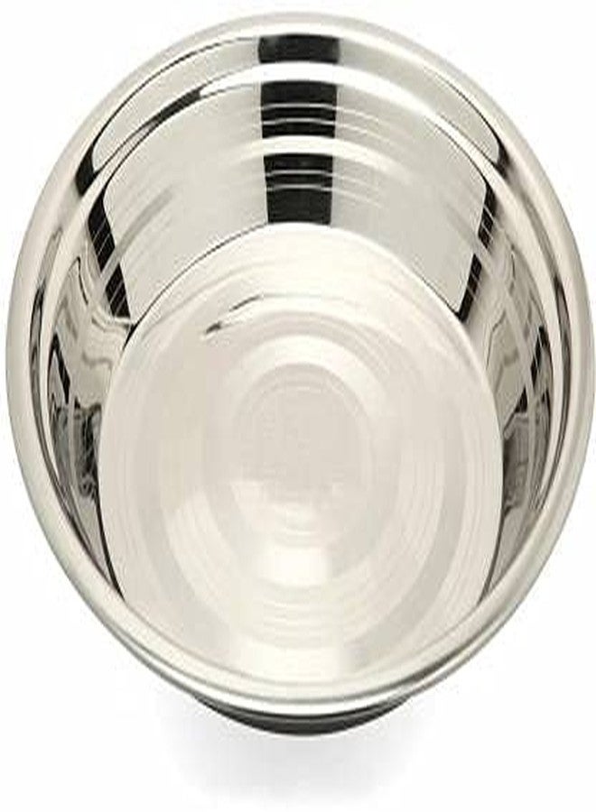 liolis - The Indian Craftsman Stainless Steel Aata Parat, Atta Dough Flour Kneading Mixing Small Size Plate Kitchen Utensil - Image 1