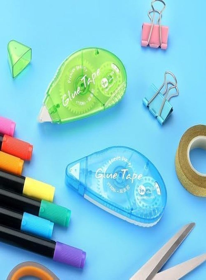 Dodhar شريط لاصق دائم من دودهار، عبوة واحدة، شريط لاصق دائم، أدوات تطبيق لاصقة دائرية لمشاريع سكرابوكينغ ومشاريع الحرف اليدوية، 8 مم × 8 م (عبوة من قطعة واحدة) - Image 3