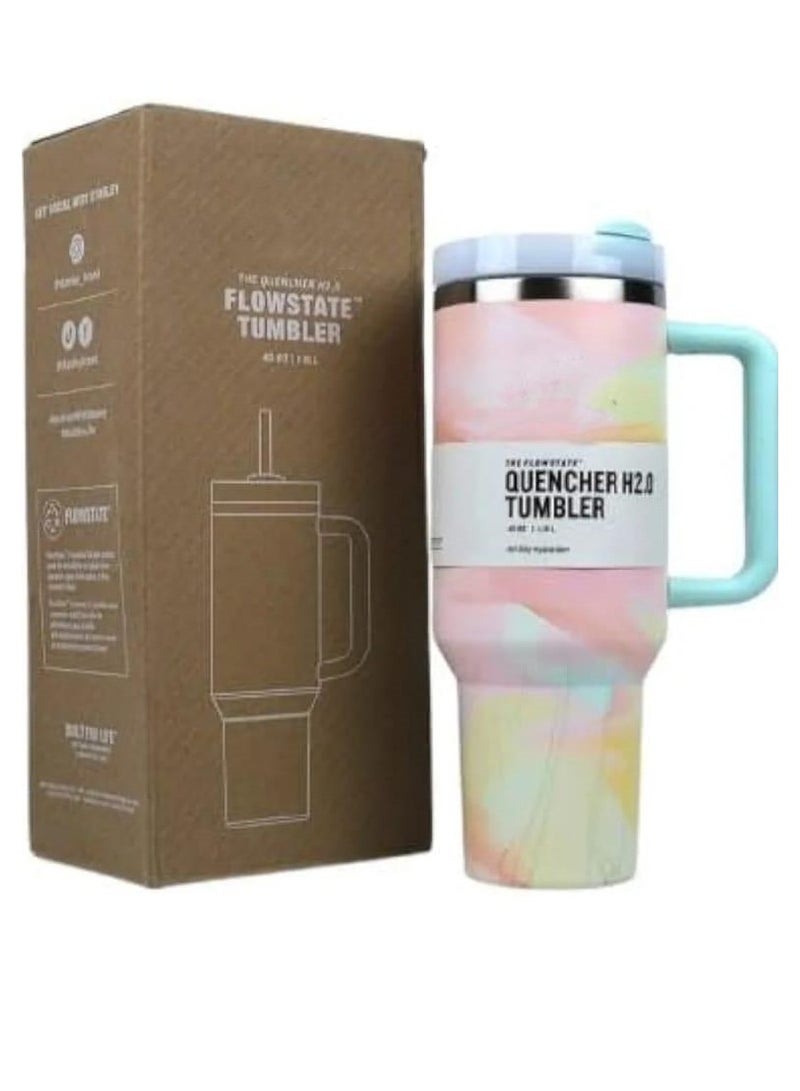 Stanley Quencher H2.0 FlowState Stainless Steel Vacuum Insulated Tumbler with Lid and Straw for Water, Iced Tea or Coffee, Smoothie and More, 40 oz - Image 4