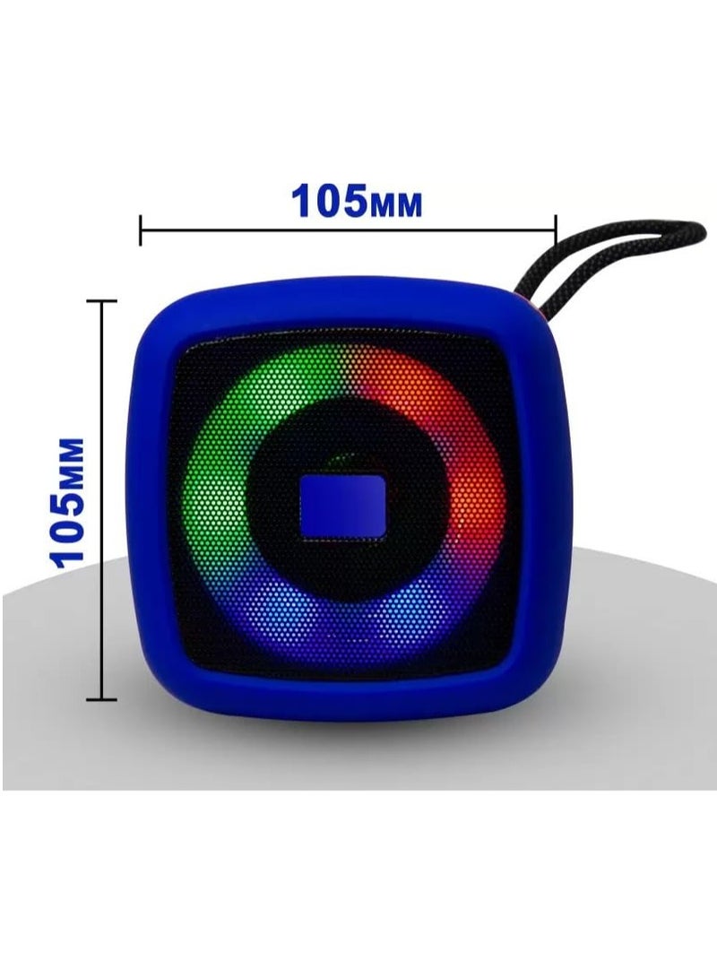 RGB Bluetooth Speaker with 6 Hours Playtime, 2000mAh Battery and 10 Meter Distance, Zenatality SP005