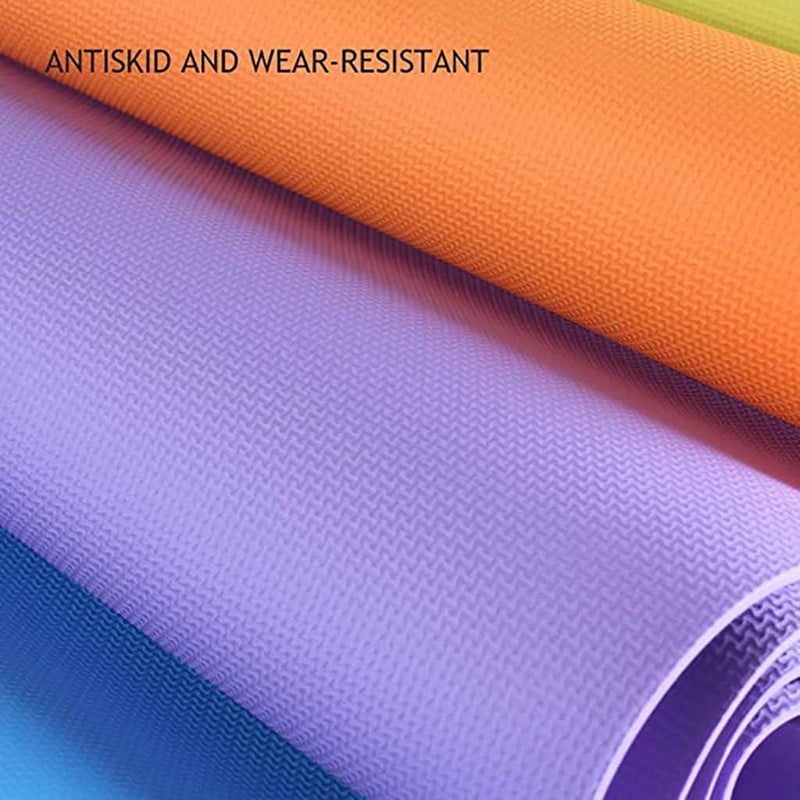 cheekyglo EVA Thick Durable Yoga Mat Non-Slip Exercise Fitness Pad Mat ((68" L x 24" W x 4 mm Thick)) - Image 2