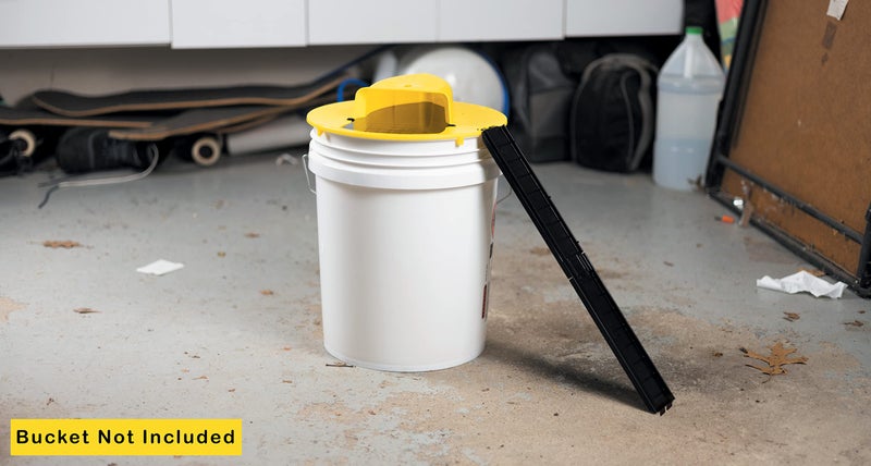 RinneTraps - Flip N Slide Bucket Lid Mouse Trap |2 Pack| |Multi Catch| |Made in USA | US Pat D1,039,648s - Image 2