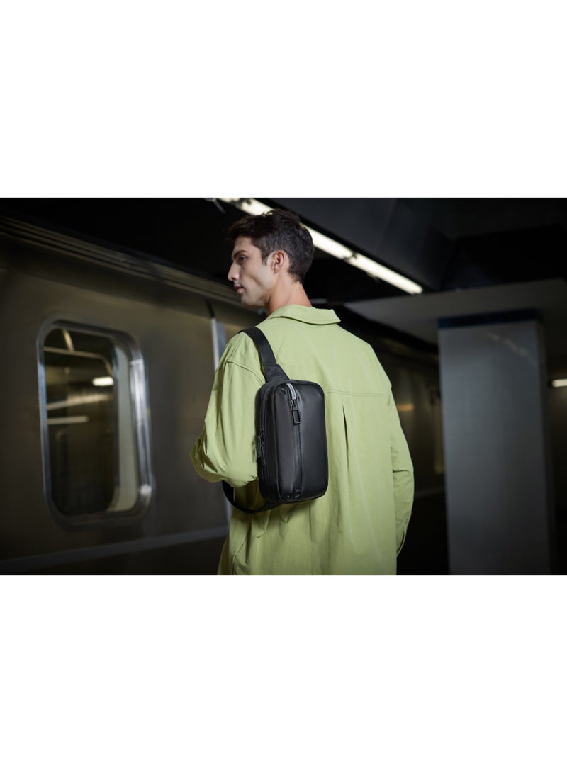 Golden Wolf GXB00864 Men's Casual Crossbody and Chest Bag, Water Resistant with Multiple Pockets - Image 4