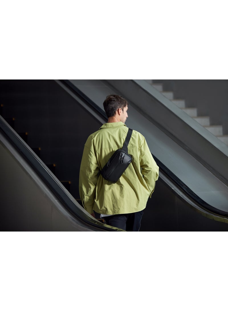 Golden Wolf GXB00864 Men's Casual Crossbody and Chest Bag, Water Resistant with Multiple Pockets - Image 3
