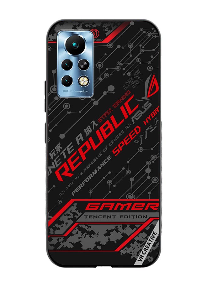 VR CREATIVE Protective Case Cover For Infinix Note 11 Pro Gamer Tencent Edition Design Multicolour - Image 1