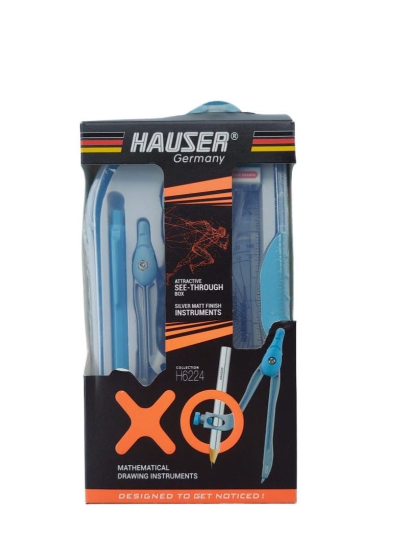 HAUSER Mathematical Instruments Set High Quality - Image 1