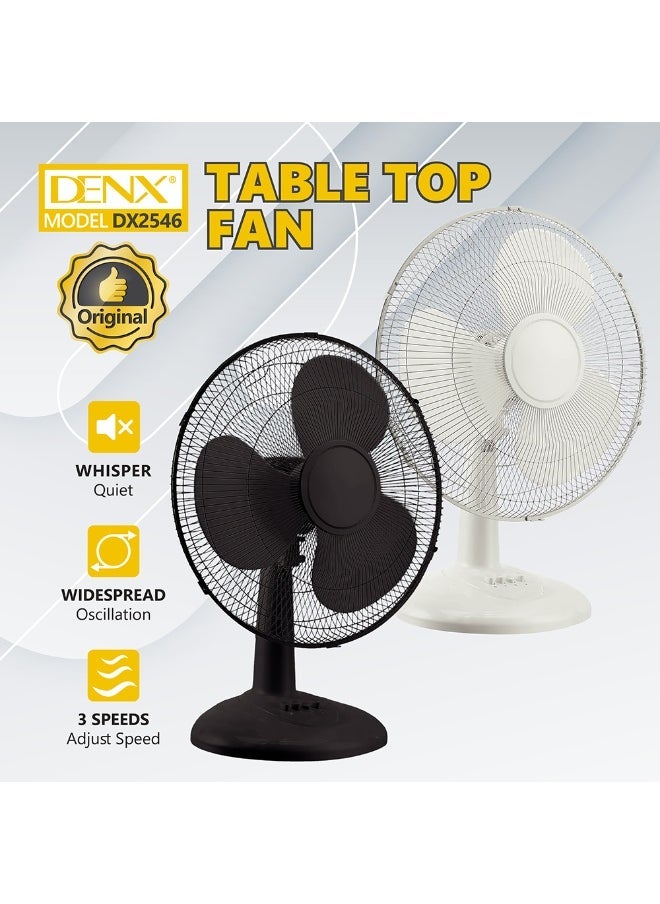 Denx 45W 3-Blade Electric Table Fan With 3 Speedsi - Image 3