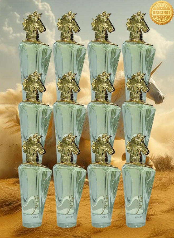 Gold 12 Pieces Fakher Gold Perfume 100ml EDP - Image 1