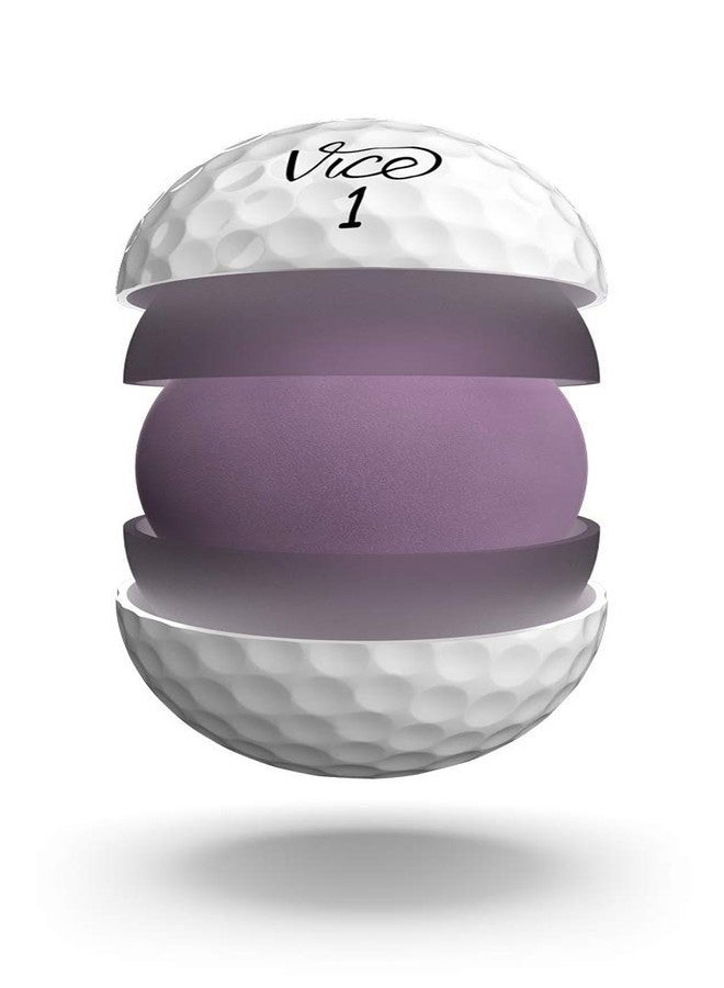 Vice Golf Vice Pro White Golf Balls (One Dozen (12 Golf Balls)) - Image 2