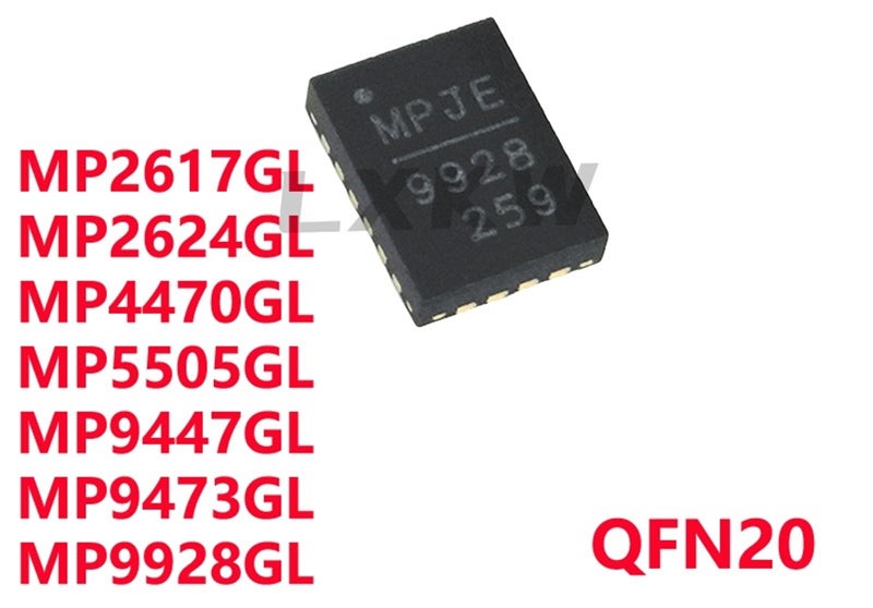 MP9928GL 5 PCS QFN20 Electronic Components IC Chips Assortment Kit - Image 3