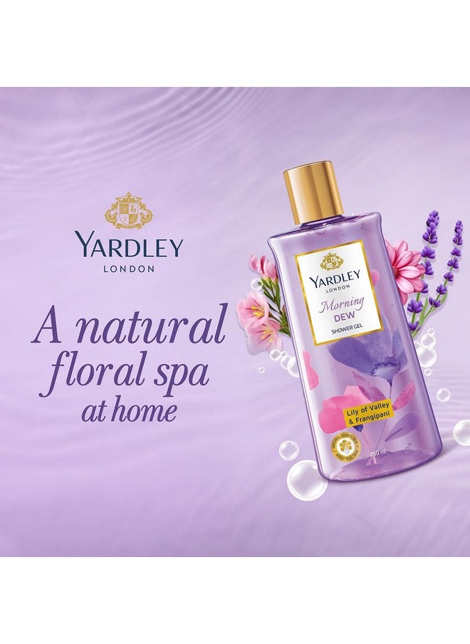 Yardley London| Shower Gel| Morning Dew| With Natural Oils Of Lily Of The Valley & Frangipani| No Parabens| No Silicones | 250Ml  - Image 4