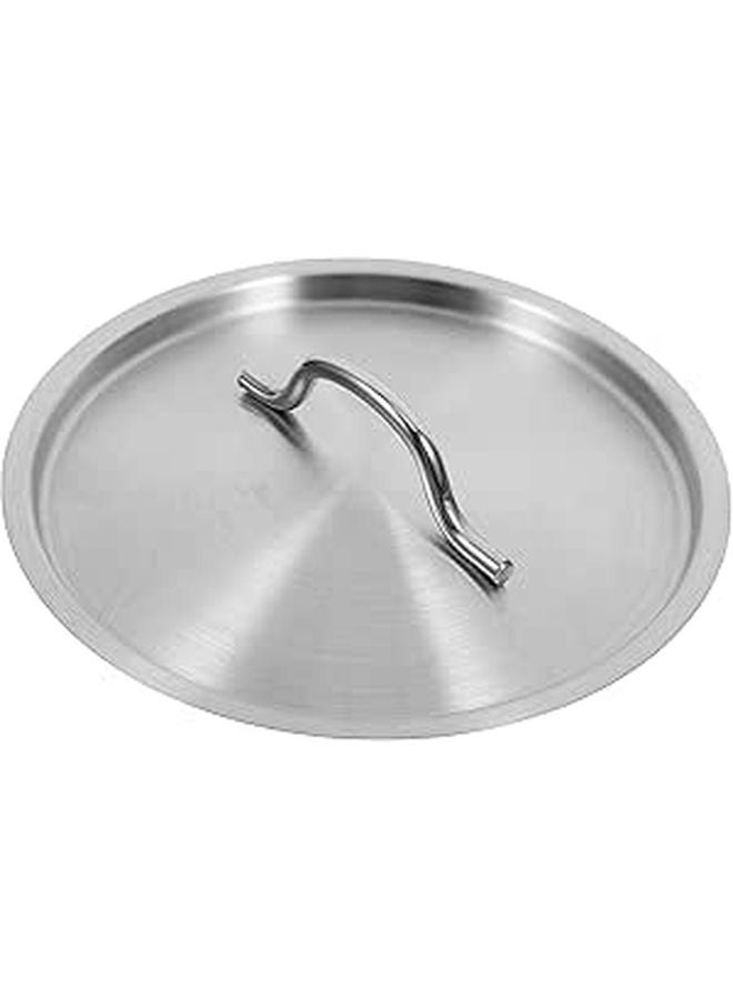 Universal 22cm Stainless Steel Pot Lid Thick Dome Cover for Skillet Frying Pan - Image 1