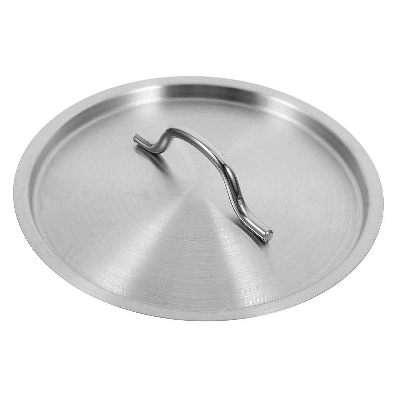 Universal 22cm Stainless Steel Pot Lid Thick Dome Cover for Skillet Frying Pan - Image 2