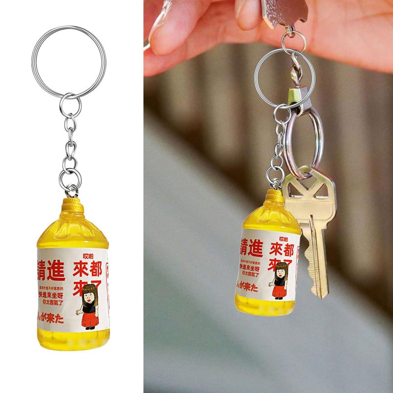 Creative Resin Keychain Color Shape Bag Hanging Decoration For Backpacks Cars - Image 3