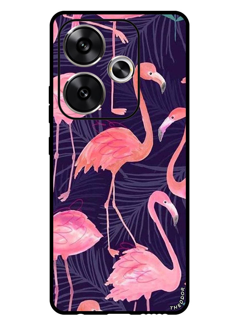 Theodor Protective Case Anti Scratch Shock Proof Bumper Cover For Xiaomi Redmi Turbo 3 Flamingo - Image 1