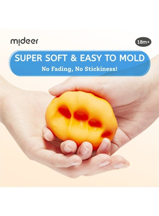 Mideer Mellow Dough 12 Colors Set – Soft Natural Modeling Dough for Kids & Toddlers 18 Months+, Creative Sensory Play Dough Kit for Art Craft, Fine Motor Skill Development Toy - Image 5