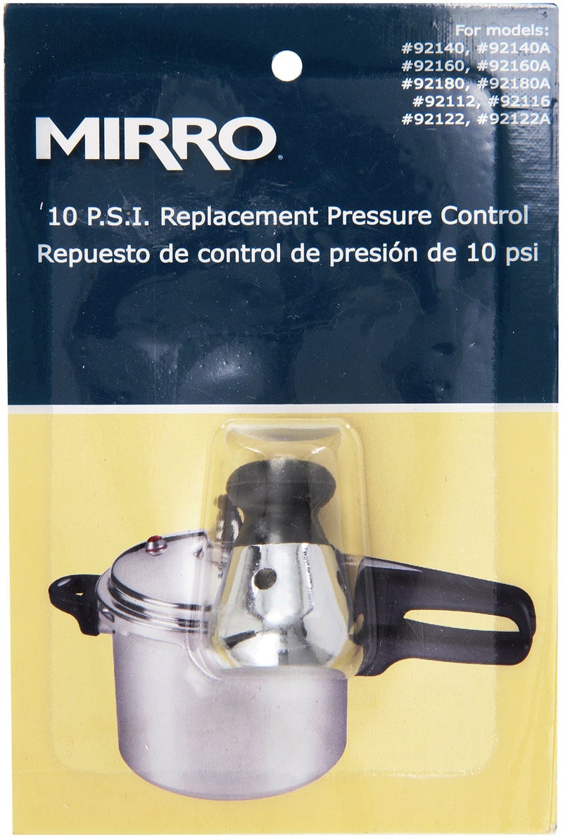 Mirro 92110 Stainless Steel Pressure Cooker and Canner Control 10PSI for Model 92140 92140A 92160 92160A 92180 92180A 92112 92116 92122 92122A