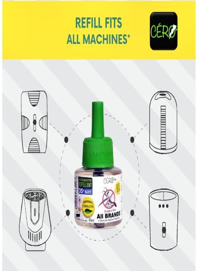 CERO HERBAL Mosquito liquid for ALL BRANDS of Vaporiser Machines 'COMBO PACK' (135ml) - Image 4