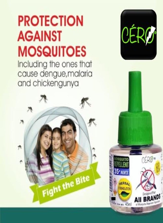 CERO HERBAL Mosquito liquid for ALL BRANDS of Vaporiser Machines 'COMBO PACK' (135ml) - Image 2