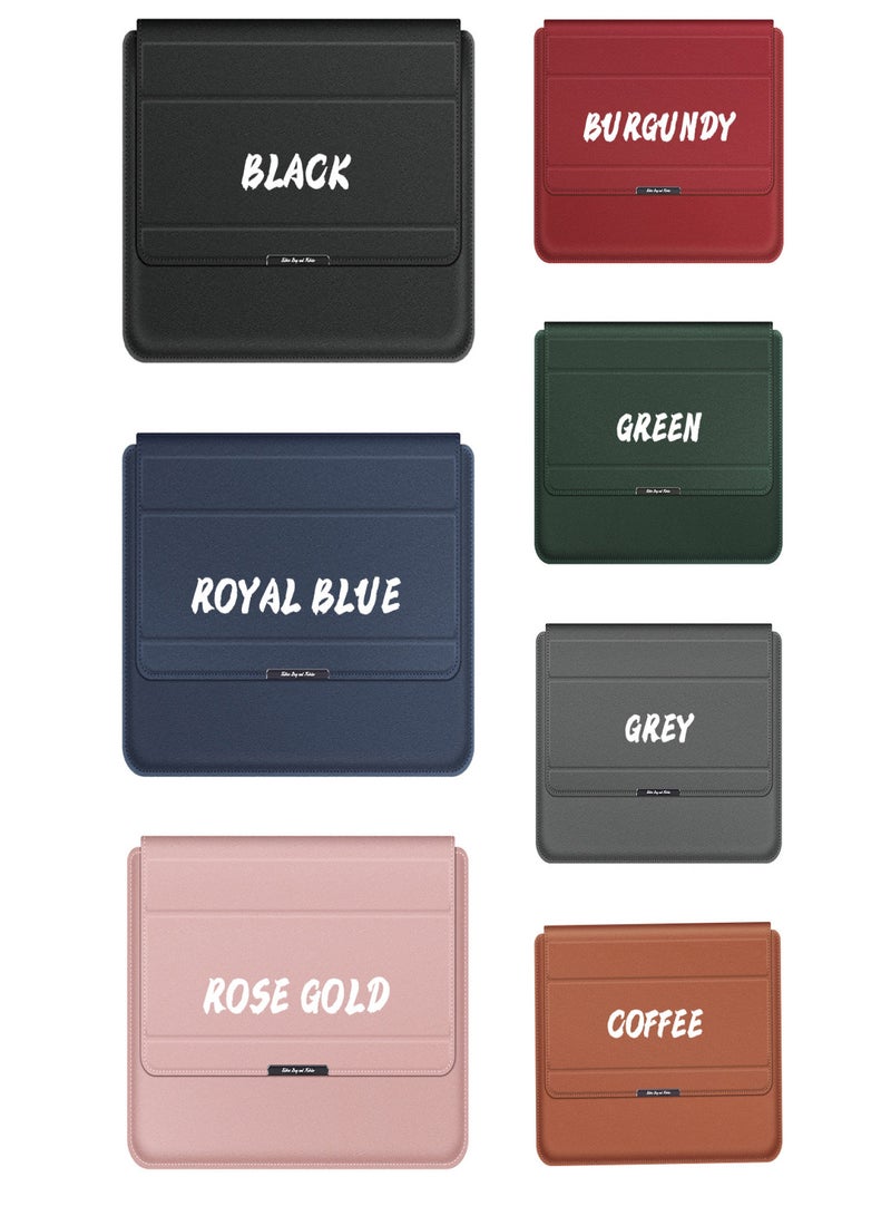 13/14 Inch 3 in1 Laptop Sleeve Case Waterproof PVC Foldable Stand Wrist Rest Protective Notebook Cover Bag - Image 3