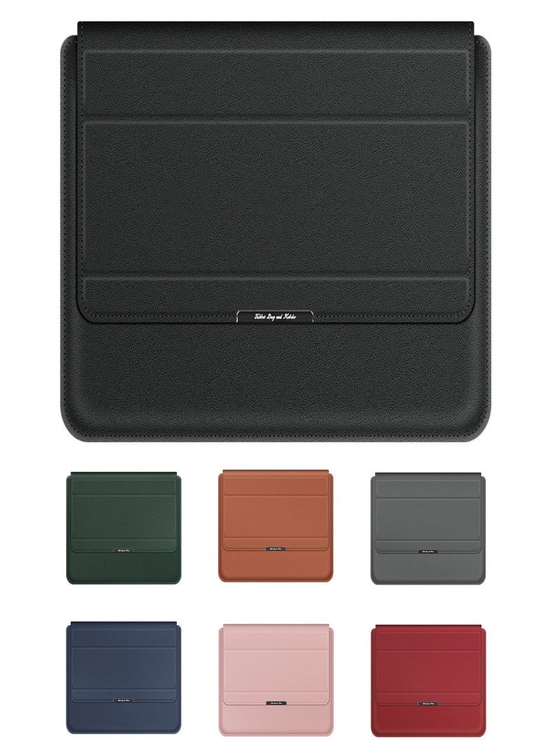 13/14 Inch 3 in1 Laptop Sleeve Case Waterproof PVC Foldable Stand Wrist Rest Protective Notebook Cover Bag - Image 1