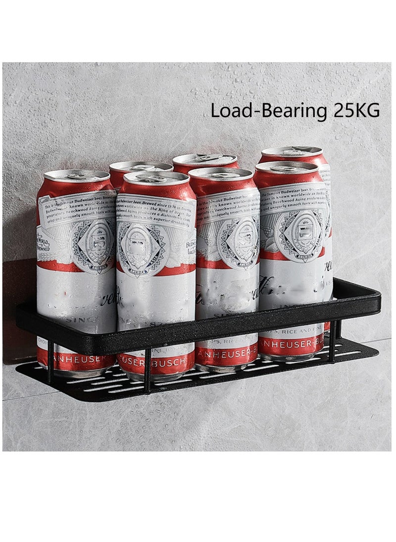 Arabest 2 Pack Bathroom Shower Rack Corner Shower Storage Rack Anti-Rust Bathroom Shower Storage Basket Wall Organizing Storage Rack Bathroom Basket  - Image 3