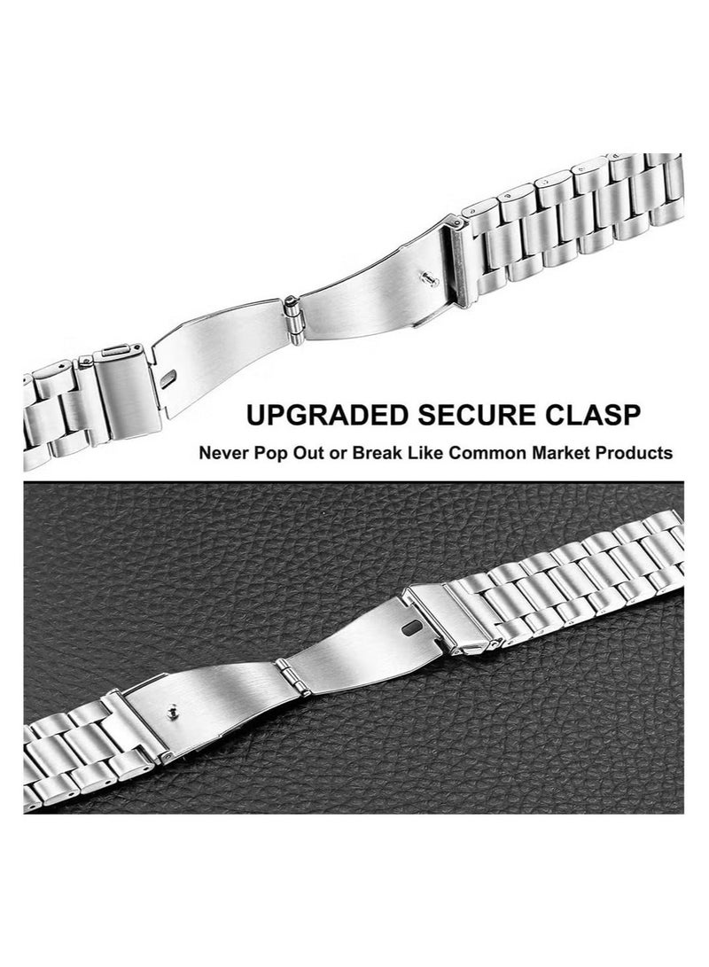 أوشن فرقة ميتال ووتش متوافقة مع هواوي ووتش 4 برو/جي تي رانر/جي تي 4 46 مم/جي تي 3 46 مم/جي تي 2 حزام رسغ 46 مم التوافق مع هواوي ووتش 3. ووتش 3 برو باندز لهواوي ووتش جي تي 2 برو (GT3 Pro Bracelet) الشرف ماجيك واتش 2 46 ملم - Image 4