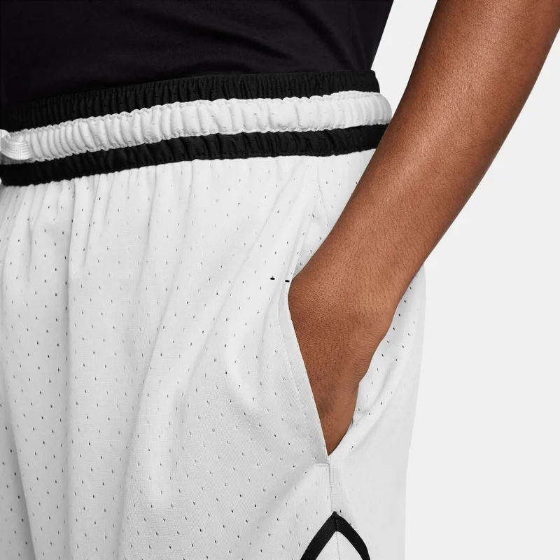 Jordan White Men's Dri-FIT Sport Diamond Shorts for Men | Best Price UAE