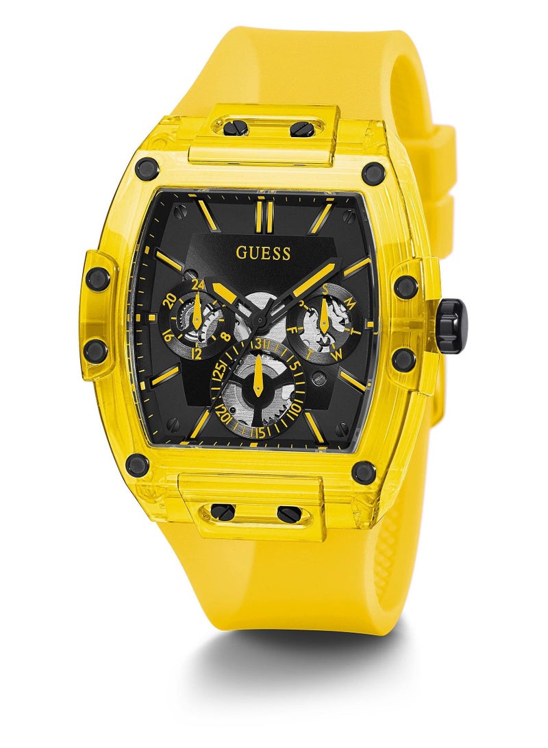 GUESS Men's Analog Silicone Wrist Watch - GW0203G6 - 43 mm - Image 4