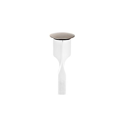PermaFLOW PF WaterWorks ClogFREE Universal Never Clog Pop-Up Stopper - Magnetic (Cap Dia 1.5 "); Brushed Nickel; PF0317 - Image 1