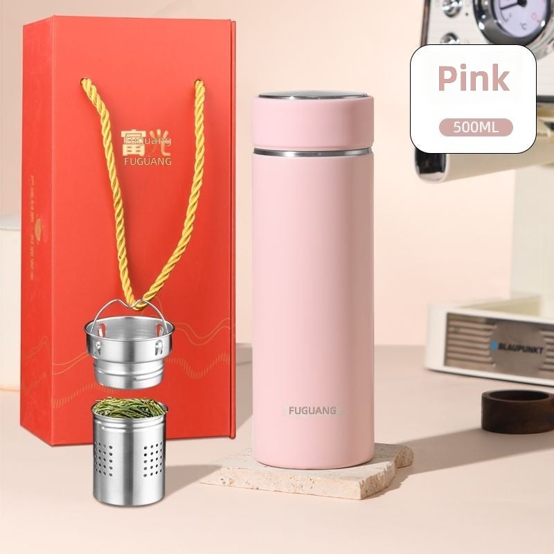 FUGUANG Insulated Cup 2026 - 316 Stainless Steel, Large Capacity, Portable Tea Separator, Minimalist Instagram Style - Image 1