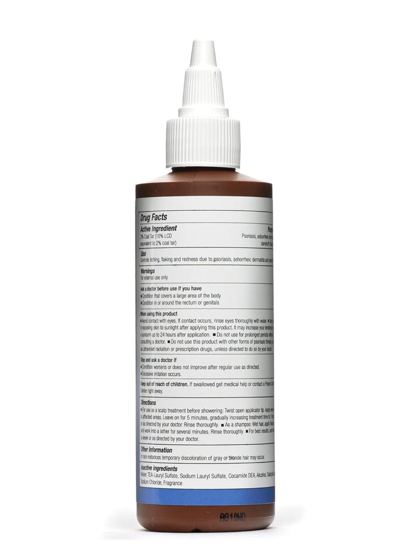 Tarsum - Extra Strength Psoriasis Shampoo - Coal Tar Shampoo and Conditioner for Scalp Psoriasis, Seborrheic Dermatitis, Severe Dandruff, & Eczema - Exfoliating Relief for Flaky, & Itchy Scalp (4 oz) - Image 1